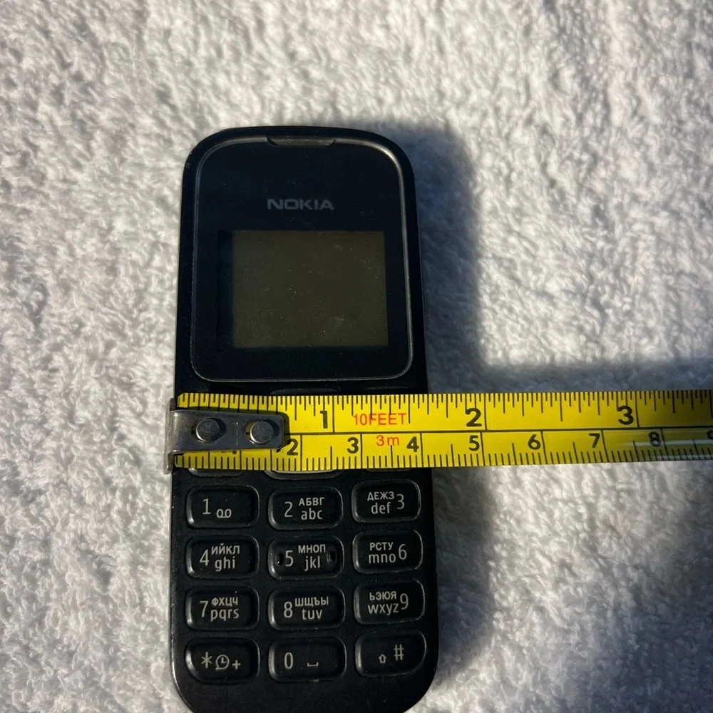 Nokia 1280 - Black Very Rare Cellular Phone UNTESTED